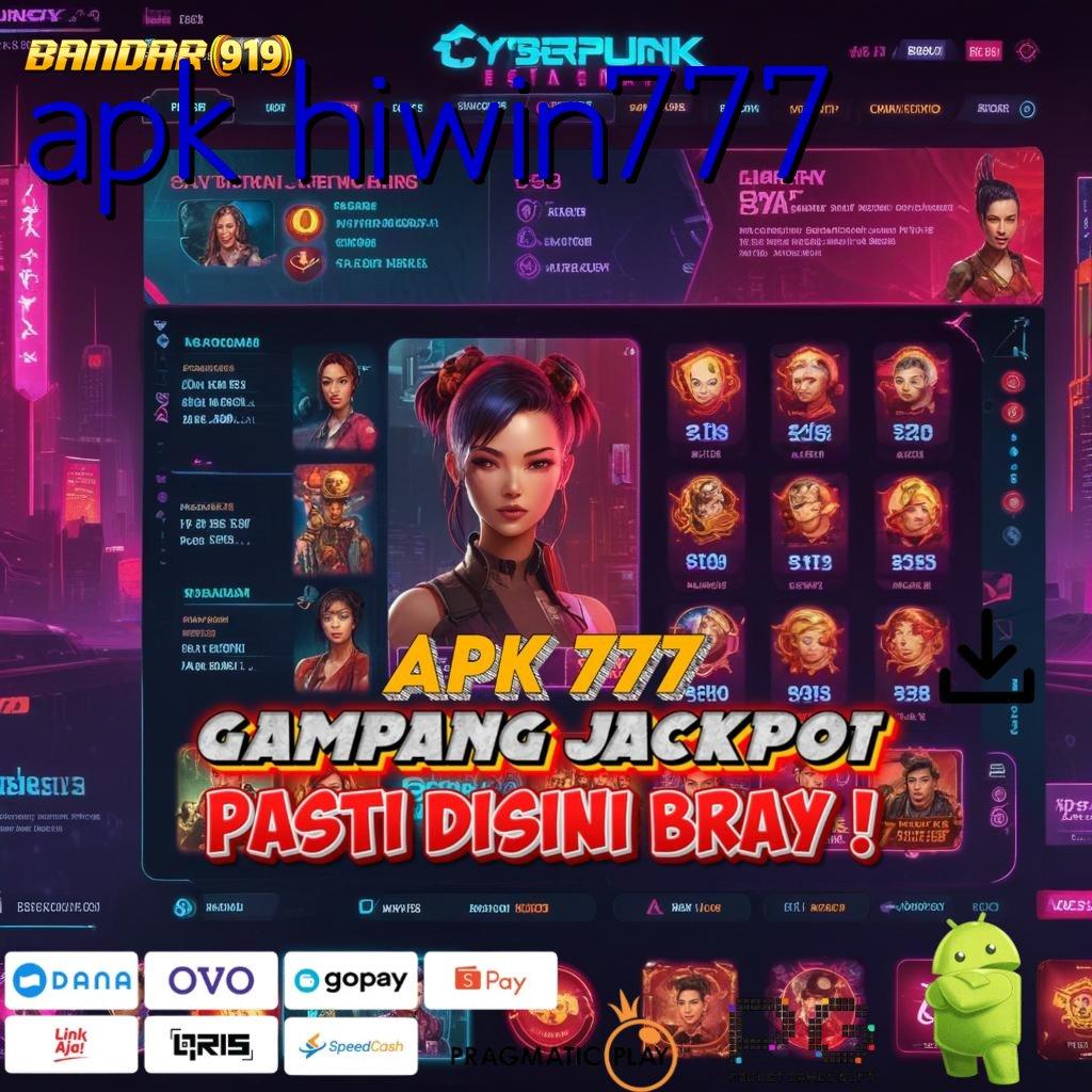 APK HIWIN777 @ Pola Baru Dengan Tips Bonus Instan