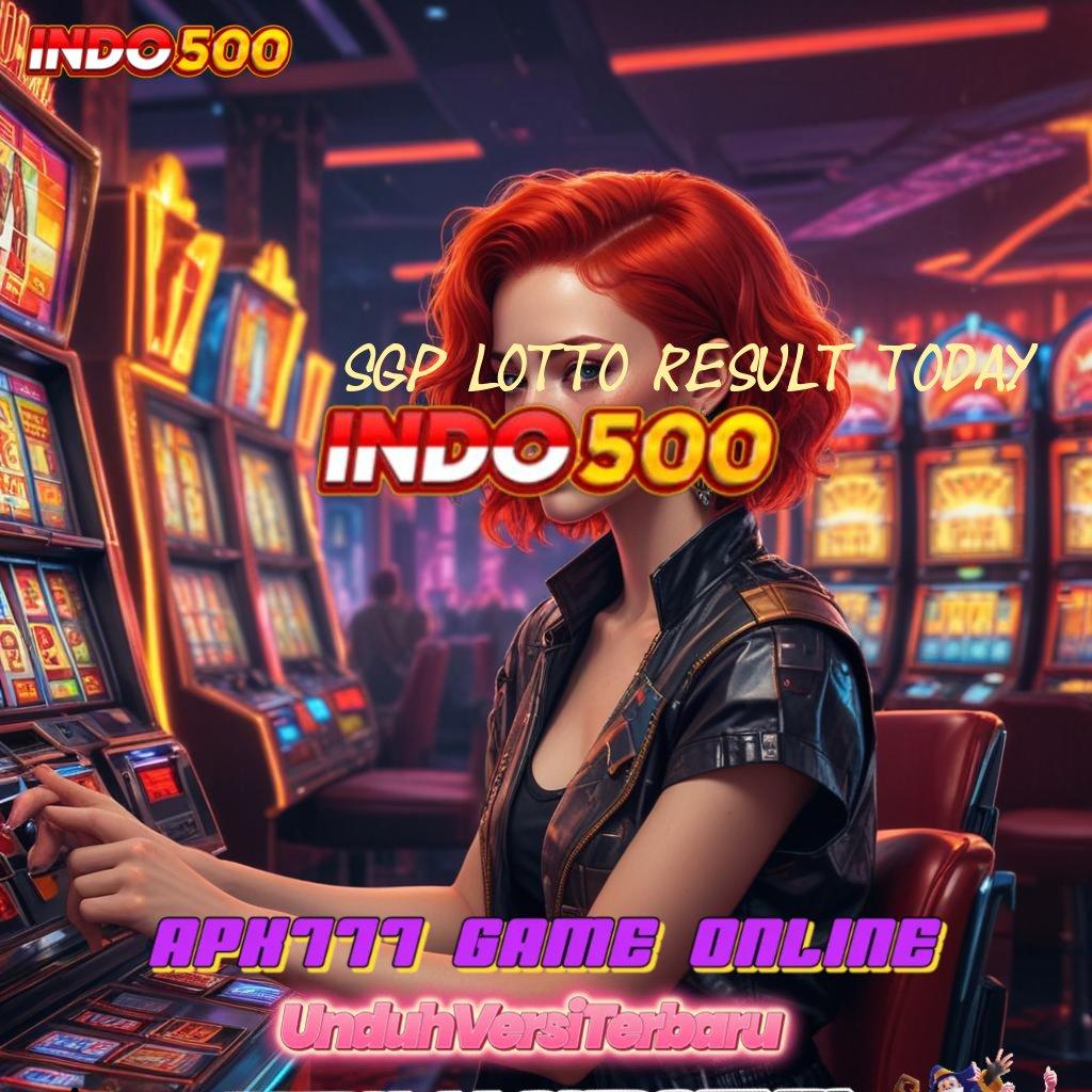 SGP LOTTO RESULT TODAY ➰ Paling Hits Gacor Instal Apk Android