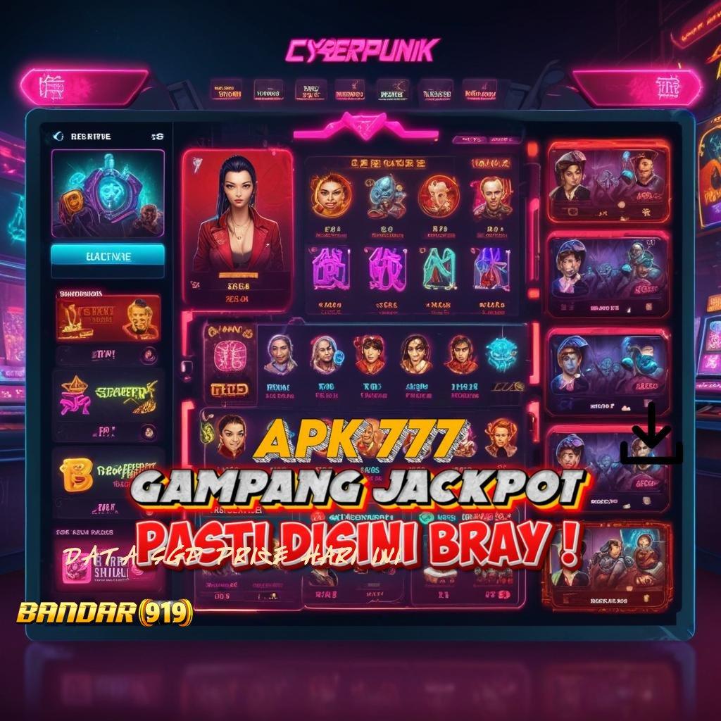 DATA SGP PRIZE HARI INI Jawa Barat, Kota Bandung, Bandung Wetan