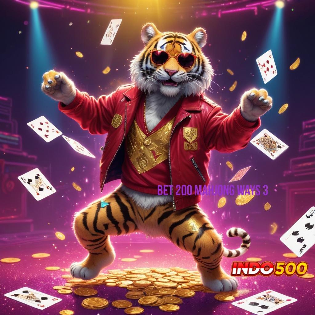 BET 200 MAHJONG WAYS 3 Dampak Kemenangan 100 Bonus Baru Tanpa IP