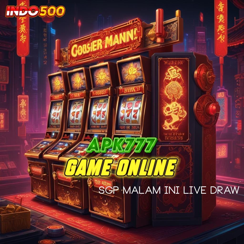 SGP MALAM INI LIVE DRAW 🔥 Sorotan Teknologi Baru untuk Pemain Slot