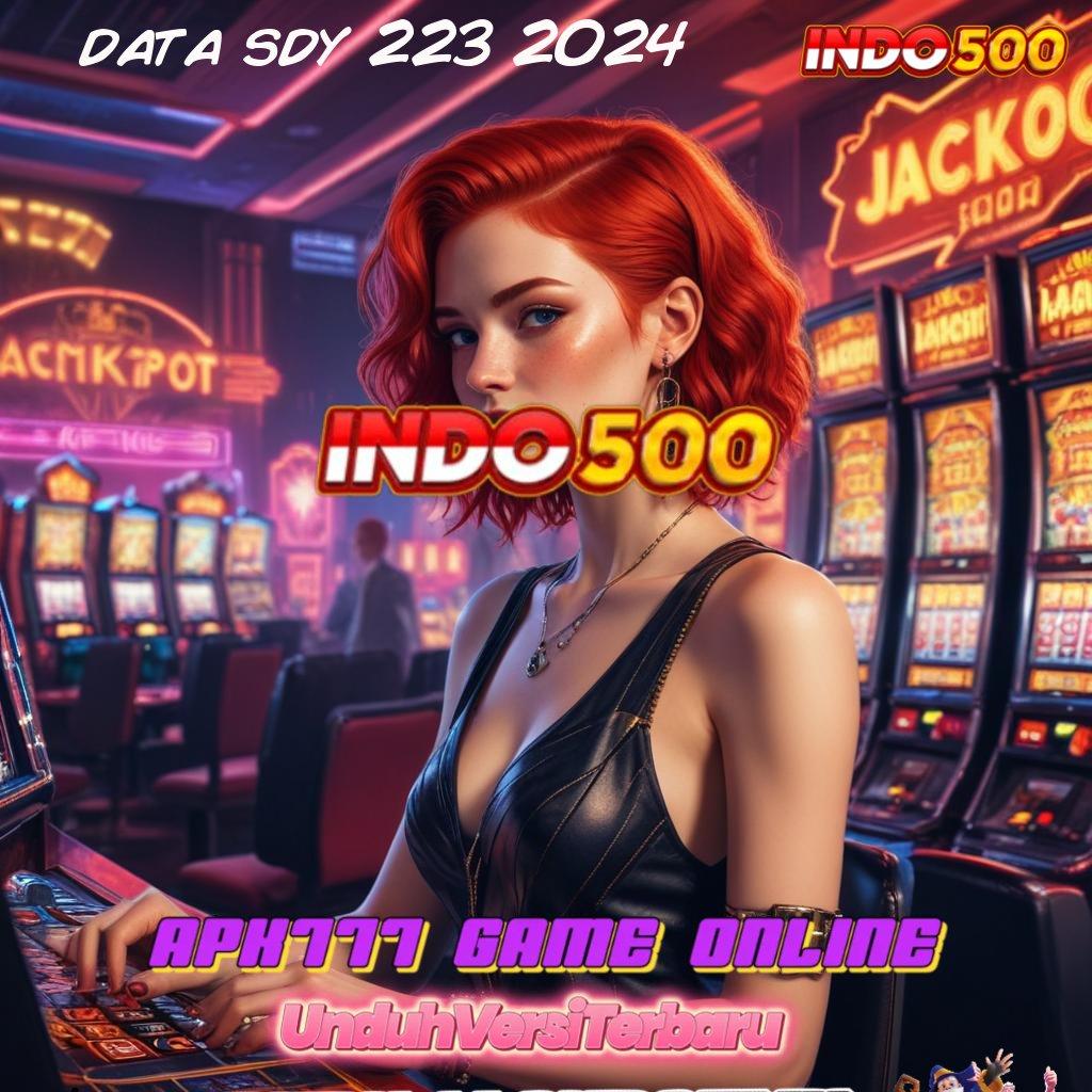 DATA SDY 223 2024 uang receh jackpot tak terduga