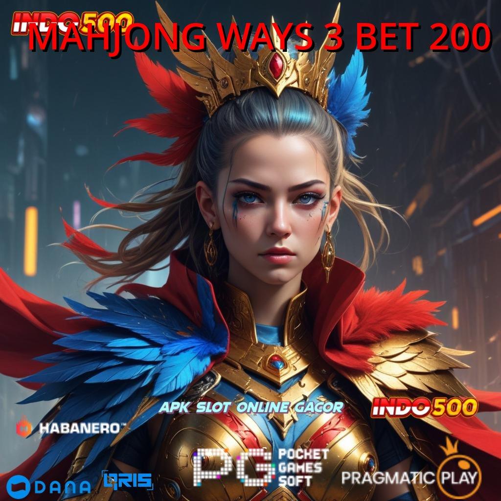 MAHJONG WAYS 3 BET 200 ➤ Situs Web Akses Jaringan Jalan Alternatif Informas