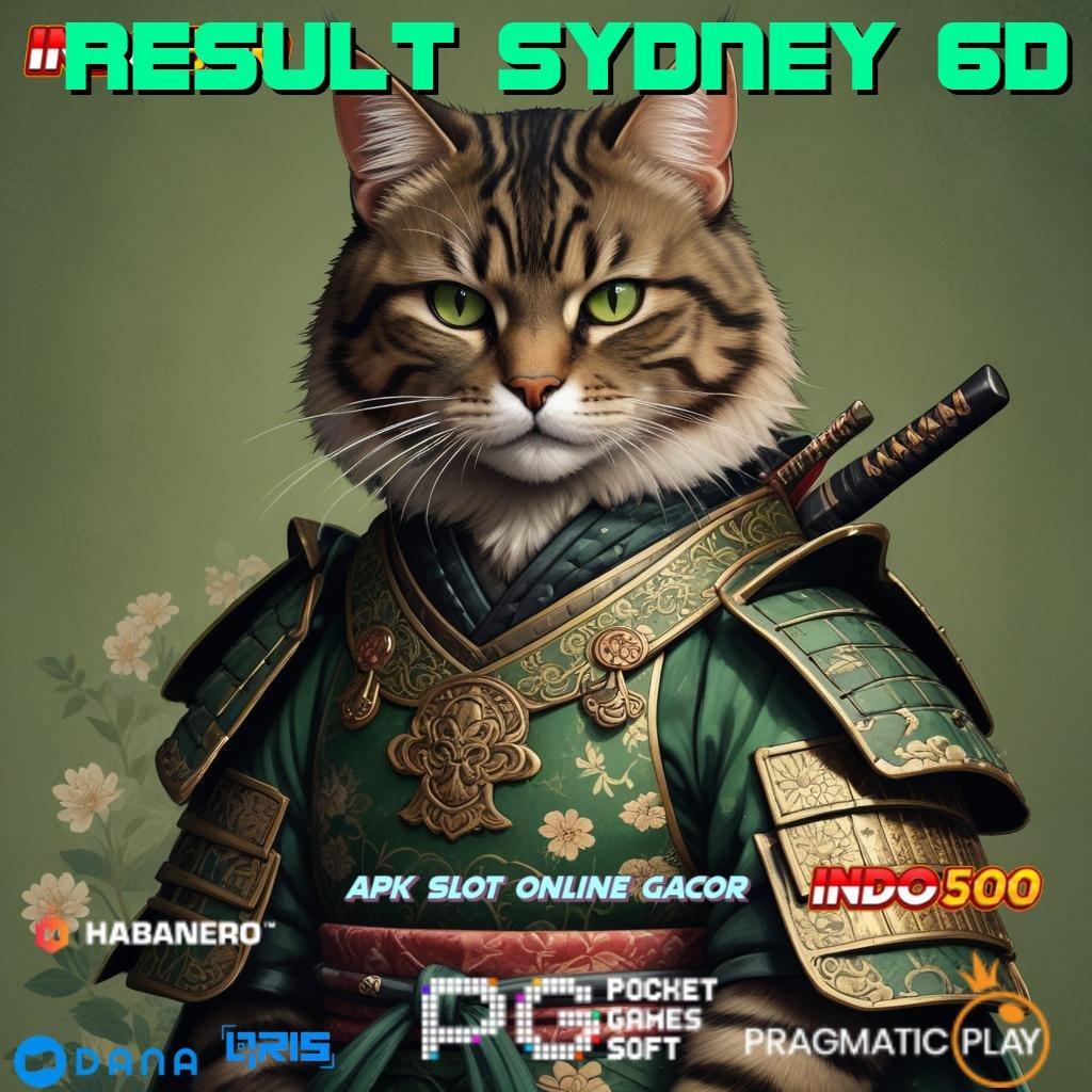 RESULT SYDNEY 6D 🥇 prosentase menang maksimal