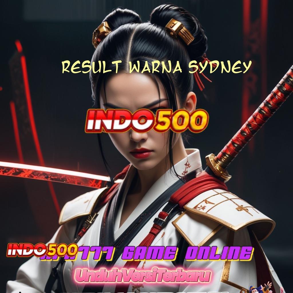 RESULT WARNA SYDNEY ✧ Begini Kabar Resmi Slot Server Terpercaya